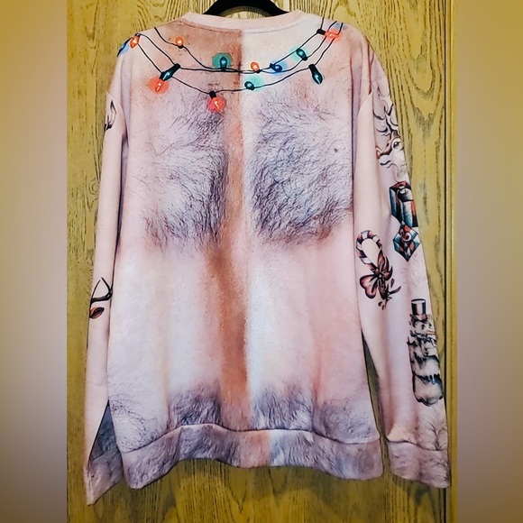 Unisex Festive 3D Print Novelty Christmas Sweater Ugly Christmas Sweatshirt XXL - Picture 7 of 12